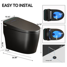 Load image into Gallery viewer, Smart Bidet Toilet With Auto Open / Close Seat
