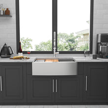 Load image into Gallery viewer, Classic Ceramic Farmhouse Sink Workstation Single Bowl With Durable Finish
