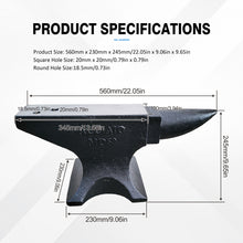 Load image into Gallery viewer, Rugged Round Horn Anvil
