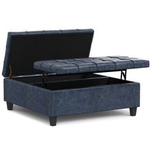 Load image into Gallery viewer, Harrison - Upholstered Coffee Table Storage Ottoman
