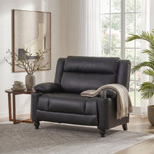 Load image into Gallery viewer, Tufted Design Wide Manual Recliner Chair
