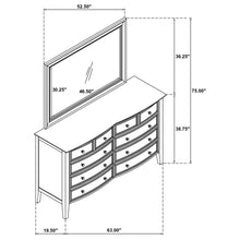 Load image into Gallery viewer, Talia - 10 Drawer Dresser And Mirror Set - White
