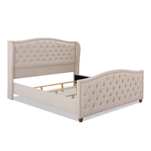 Load image into Gallery viewer, Marcella - Upholstered Shelter Headboard Bed Set
