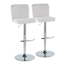 Load image into Gallery viewer, Henry - Contemporary Adjustable Barstool With Swivel &amp; Rounded T Footrest (Set of 2)
