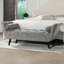 Load image into Gallery viewer, Alma - Tufted Flared Arm Entryway Bench
