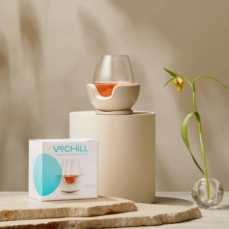 VoChill - Stemless Wine Chiller - Blush