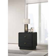 Load image into Gallery viewer, Burton - 2 Drawer Nightstand - Black
