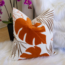 Load image into Gallery viewer, Autumn Vibes Leaf Accent Pillow

