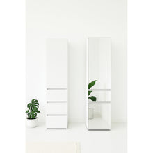 Load image into Gallery viewer, Elise - Modular Closet System With Mirror, Customizable Storage Solution - White
