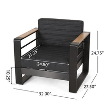 Load image into Gallery viewer, Giovanna - Club Chair Set With Aluminum Frame
