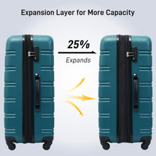 Load image into Gallery viewer, 3 Piece Luggage Set Hardside Spinner Suitcase With TSA Lock
