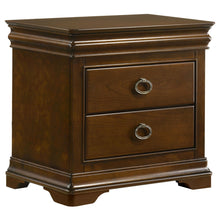 Load image into Gallery viewer, Leonide - 2 Drawer Nightstand With USB Charging And Hidden Storage - Cherry
