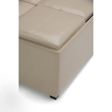 Load image into Gallery viewer, Avalon - Square Coffee Table, Storage Ottoman
