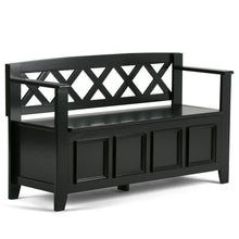 Load image into Gallery viewer, Amherst - Handcrafted Entryway Storage Bench
