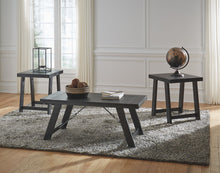 Load image into Gallery viewer, Noorbrook - Occasional Table Set (Set of 3) - Black / Pewter
