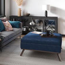 Load image into Gallery viewer, Owen - Multifunctional Square Coffee Table Storage Ottoman

