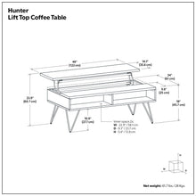 Load image into Gallery viewer, Hunter - Handcrafted Lift Top Coffee Table
