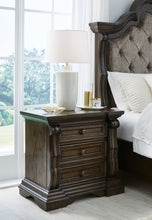 Load image into Gallery viewer, Maylee - Three Drawer Night Stand - Dark Brown
