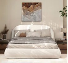 Load image into Gallery viewer, Archie Puffy Grounded - Upholstered Platform Bed
