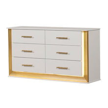 Load image into Gallery viewer, Obsession - 6 Drawer LED Dresser - White
