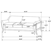 Load image into Gallery viewer, Caspian - Sofa Set With Flared Arms
