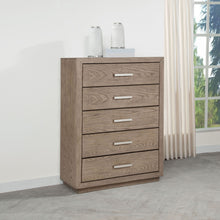Load image into Gallery viewer, Gibbons Barley - 5 Drawer Bedroom Chest - Brown
