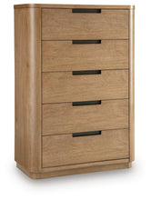 Load image into Gallery viewer, Pamaria - Five Drawer Chest - Light Brown
