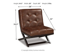 Load image into Gallery viewer, Sidewinder - Accent Chair - Brown
