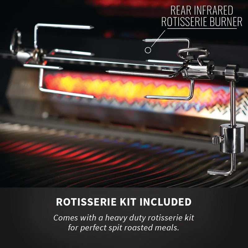 Napoleon-Built-In 700 Series 38-Inch Grill w/ Infrared Rear Burner & Rotisserie Kit
