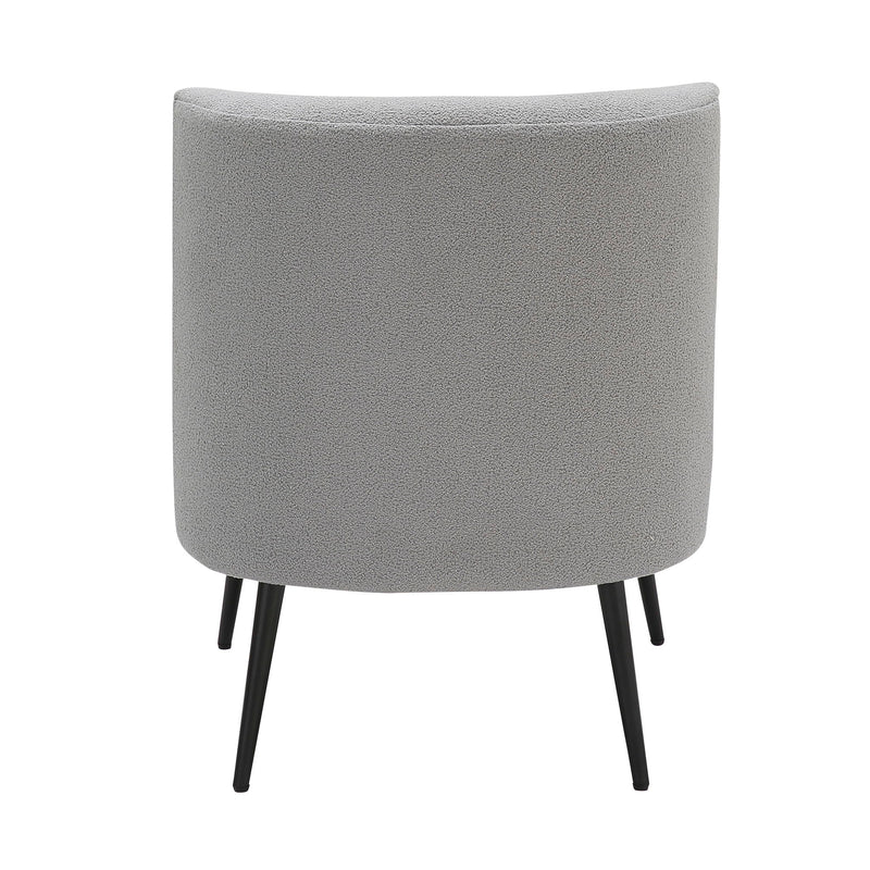 Fran - Contemporary Slipper Chair - Gray