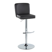 Load image into Gallery viewer, Henry - Contemporary Adjustable Barstool With Swivel &amp; Rounded T Footrest (Set of 2)
