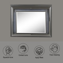 Load image into Gallery viewer, Sawyer - Metallic Mirror With LED - Gray
