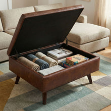 Load image into Gallery viewer, Owen - Upholstered Rectangular Storage Ottoman
