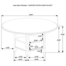 Load image into Gallery viewer, Fulton - 5 Piece Dining Table Set With Upholstered Chairs - Dark Brown
