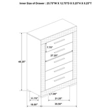 Load image into Gallery viewer, Pierce - 5 Drawer Bedroom Chest
