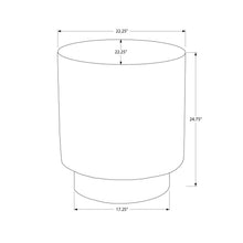 Load image into Gallery viewer, Round Accent Table, Indoor Outdoor - White
