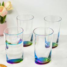 Load image into Gallery viewer, Leading Ware Oval Halo Acrylic Glasses Drinking, 15Oz (Set of 4) Hi Ball, Bpa Free - Clear
