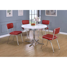 Load image into Gallery viewer, Parlisse - 5 Piece Round Dining Sets And Chairs - White
