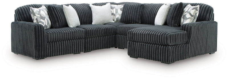 Midnight-Madness - 5 Piece Sectional