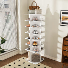 Load image into Gallery viewer, Spinning Shoe Rack, Free Standing 360° Revolving Shoe Organizer
