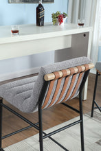 Load image into Gallery viewer, Lahni - 17" Boucle Fabric Counter Height Chair
