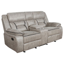 Load image into Gallery viewer, Brazelton - Glider Loveseat With Console
