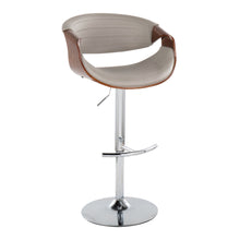 Load image into Gallery viewer, Symphony - Mid Century Modern Adjustable Barstool &amp; Swivel With Rounded T Footrest (Set of 2)
