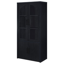 Load image into Gallery viewer, Shayne - 4 Door Display Cabinet With LED Lighting - Black
