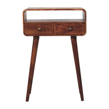 Load image into Gallery viewer, Solid Wood Curved Console Table
