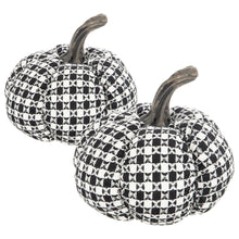 Load image into Gallery viewer, Plaid Pumpkin Decor, For Holiday Halloween Decoration
