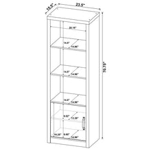 Load image into Gallery viewer, Conifer - 3 Shelf Media Tower - Gray
