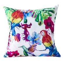 Load image into Gallery viewer, Tropical Parrot Outdoor &amp; Indoor Pillow With Solarium - Multicolor
