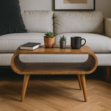 Load image into Gallery viewer, Solid Wood Open Coffee Table

