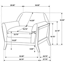 Load image into Gallery viewer, Caspian - Accent Chair - Gray
